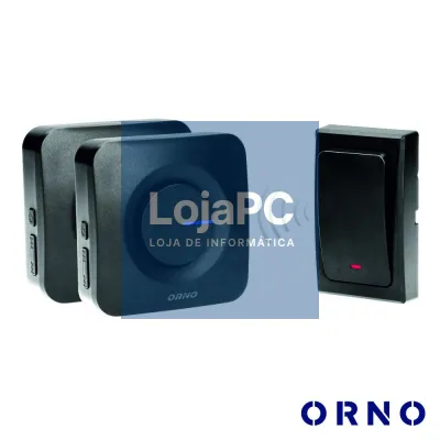 Campainha Portátil C/ 2 Receptores 200m ORNO