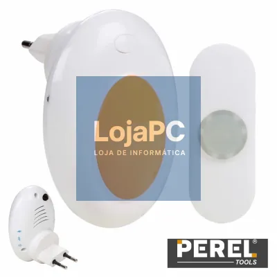 CAMPAINHA S/ FIOS C/ COMANDO 90-240V E LUZ ALERTA VELLEMAN