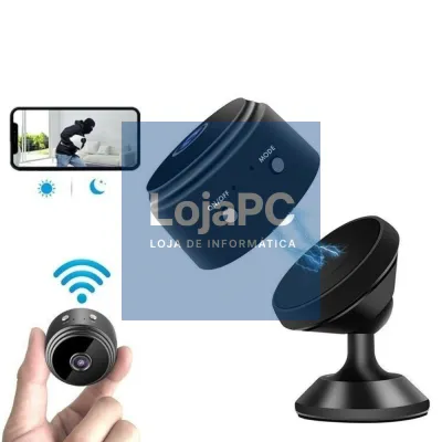 Câmara Miniatura WiFi C/ Visão Noturna 1080p
