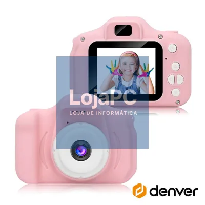 Câmara Digital Rosa P/ Crianças Azul DENVER