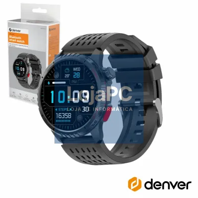 SmartWatch P/ Android iOS Preto C/ GPS DENVER