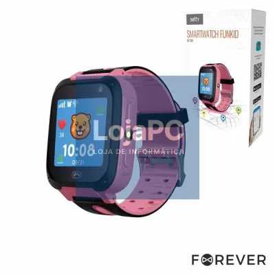Smartwatch Infantil com Localização LBS FunKid Rosa