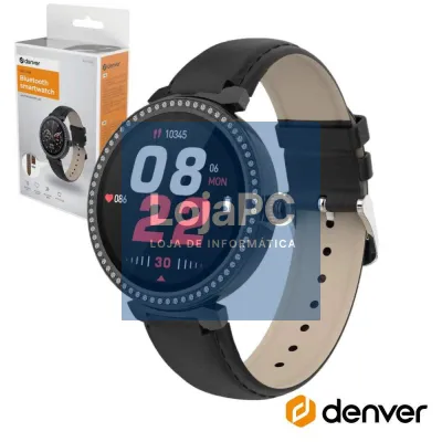 SmartWatch Multifunções P/ Android IOS IP67 Preto DENVER