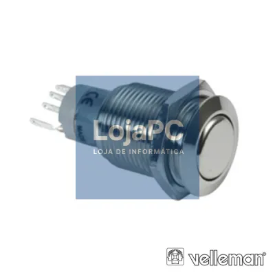 INTERRUPTOR REDONDO DE METAL DPST 1NA 1NC