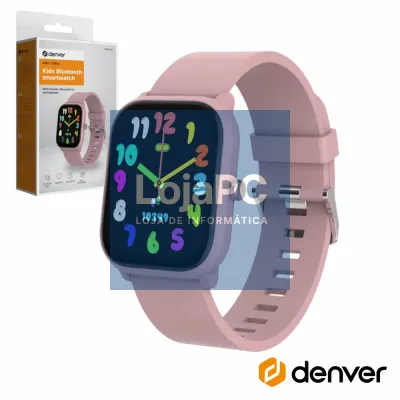 Smartwatch Bluetooth 1.75" Criança Rosa DENVER