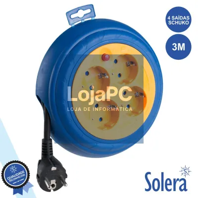 EXTENSÃO TOMADA ELÉTRICA C/ 4 SAÍDAS 3M SOLERA