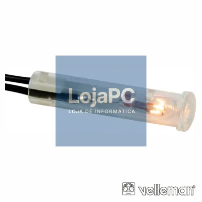 LUZ PILOTO REDONDO TRANSPARENTE 220V 7MM VELLEMAN