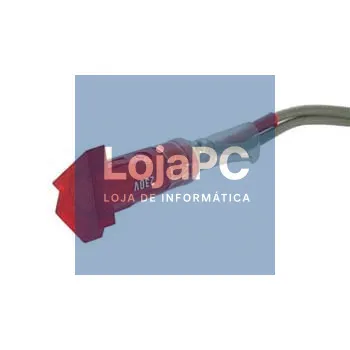 LUZ PILOTO EM FORMA DE FLECHA VERMELHA 220V VELLEMAN