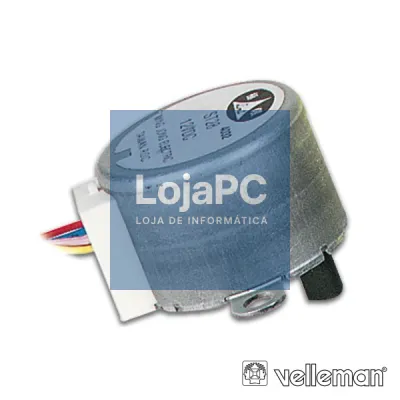 MOTOR PASSO A PASSO 12V 32MA 5.625° C/ 64 PASSOS