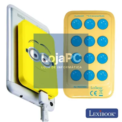 POWERBANK 4000MA C/ CABO USB E VENTOSAS MINIONS LEXIBOOK