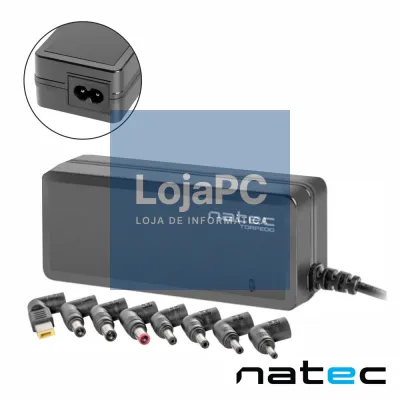Alimentador Switching 18.5-20V 65W 8 Fichas NATEC