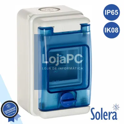 CAIXA DISTRIBUIÇÃO ELÉTRICA 3 ELEMENTOS IP65 IK08 SOLERA