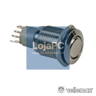 INTERRUPTOR REDONDO DE METAL DPDT 2NA 2NC
