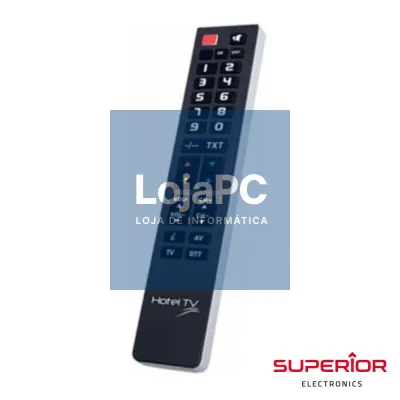 TELECOMANDO PROGRAMÁVEL HOTEL TV PRETO BULK