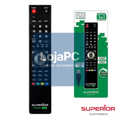 Comando TV Programável FREEDOM C/ USB