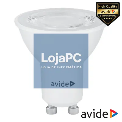 Lâmpada LED GU10 Spot 36º 7W 230V 4000K 620lm AVIDE