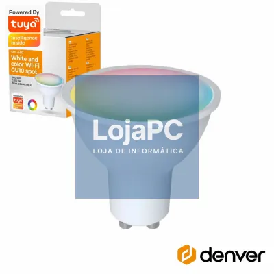 Lâmpada GU10 5W 230V LED RGB WiFi 300lm DENVER