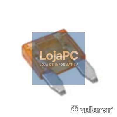 FUSÍVEL DE AUTOMÓVEL MINI 5A LARANJA VELLEMAN