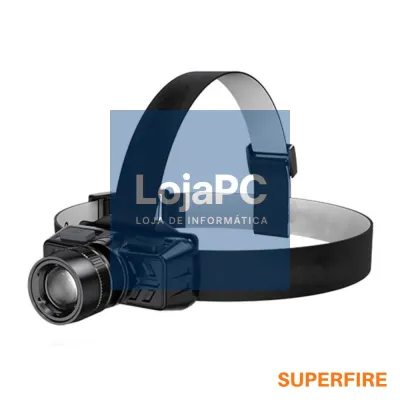 Lanterna de Cabeça 3W 150lm IP32 Zoom SUPERFIRE