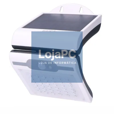 Aplique Exterior Solar C/ Sensor 2W 6400K 220lm Branco