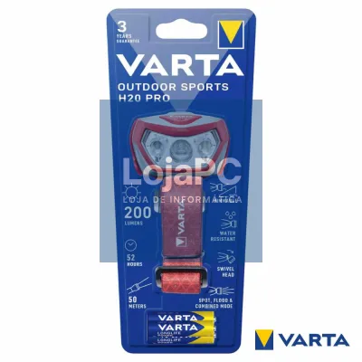 Lanterna de Cabeça LED Outdoor Sports H20 PRO VARTA