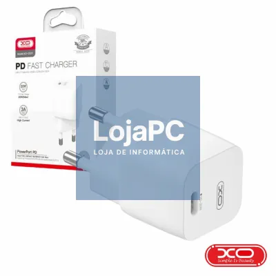 Alimentador USB-C PD 20W 3A Branco XO