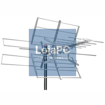Antena Tdt Exterior VHF/UHF 20 Elementos 15db Filtro Lte 5G