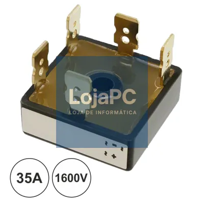 PONTE RECTIFICADORA TRIFÁSICA1600V 35A