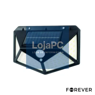 Candeeiro Exterior 6W 480lm 6000K C/ Sensor PIR Painel Solar