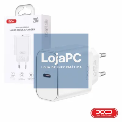 Alimentador USB-C 20W PD3.0 Branco XO