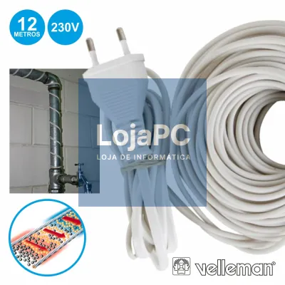 CABO DE AQUECIMENTO ANTI-CONGELAMENTO P/ TUBOS 230V 12M