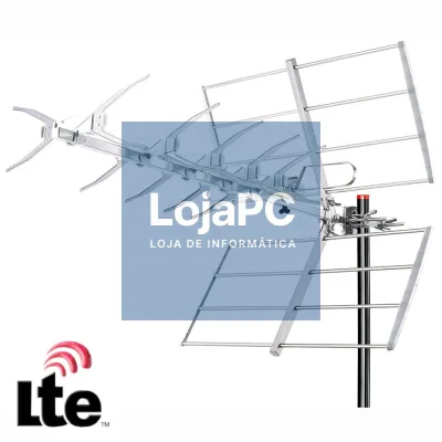 Antena Tdt Exterior UHF 23 Elementos 14db Filtro Lte 5G