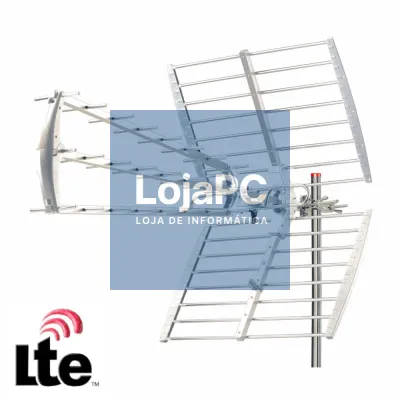 Antena Tdt Exterior UHF 43 Elementos 18db Filtro Lte 5G