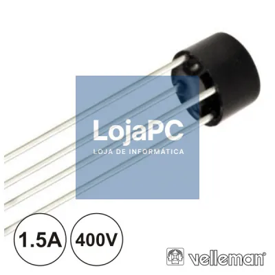 PONTE RECTIFICADORA 400V 1.5A W04G