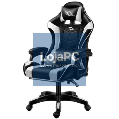 Cadeira Gaming Preto/Branca