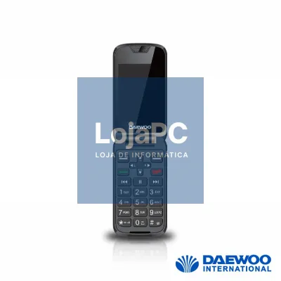Telemóvel P/ Séniores Flip 2.8" + 1.77" SOS FM Preto DAEWOO