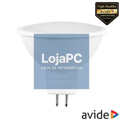 Lâmpada LED GU5.3 MR16 Spot 6W 510lm 12V 6400K AVIDE