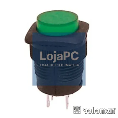 Interruptor OFF-(ON) Verde c/ LED VELLEMAN