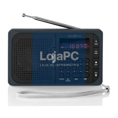 RÁDIO PORTÁTIL FM C/ USB/MICROSD