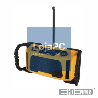 Rádio Resistente FM IPX3 2x2.5W HQPOWER
