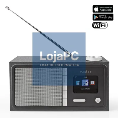 Rádio Portátil WiFi FM/AUX/BT 18W