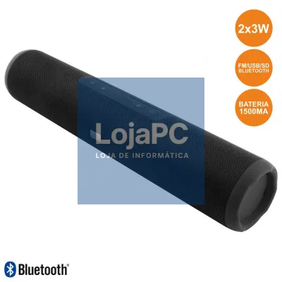 BARRA SOM S/FIOS USB/BT/FM/SD BATERIA 2X3W