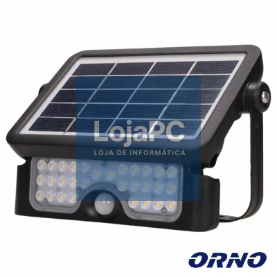 Candeeiro Solar LED 5W IP65 C/ Sensor Movimentos PIR ADVITI