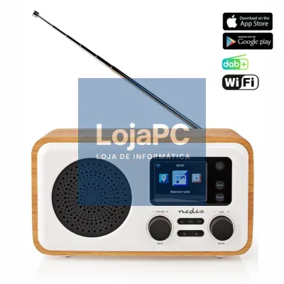 Rádio Portátil WiFi FM/USB/AUX/BT 7W