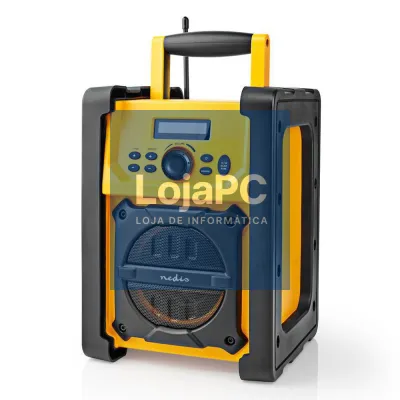 Rádio de Trabalho Ultra Resistente 15W IPX5 Bluetooth/FM/AUX