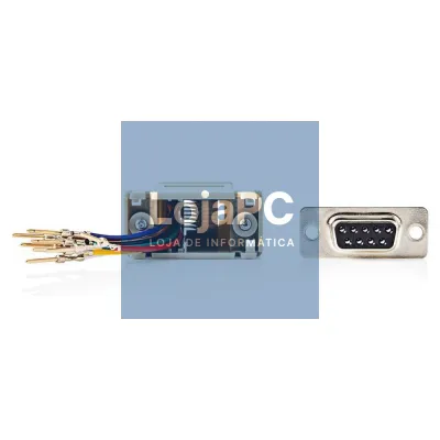 Ficha Adaptadora RJ45 / D 9p Macho