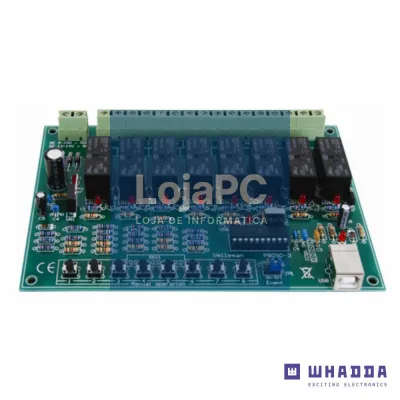 Placa USB Relé De 8 Canais WHADDA