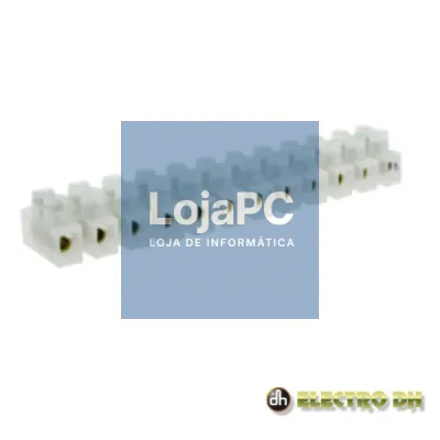 BARRA DE JUNÇÃO 12 COND 6A/15A SEC 1.5MM BRANCO EDH