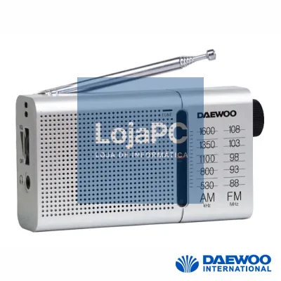 Rádio Portátil AM/FM Cinzento DAEWOO