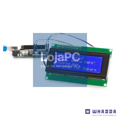 Display LCD 20x4 Luz de Fundo Azul WHADDA
